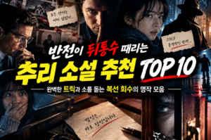 반전이 뒤통수 때리는 추리 소설 추천 TOP 10: 완벽한 트릭과 소름 돋는 복선 회수의 명작 모음 1 0